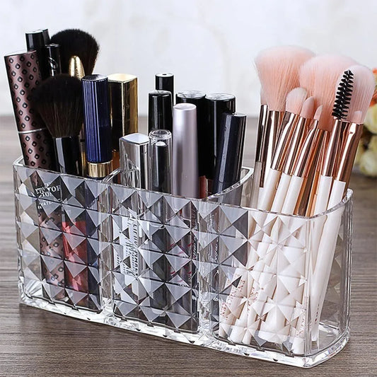 Acrylic Makeup brushes organizer